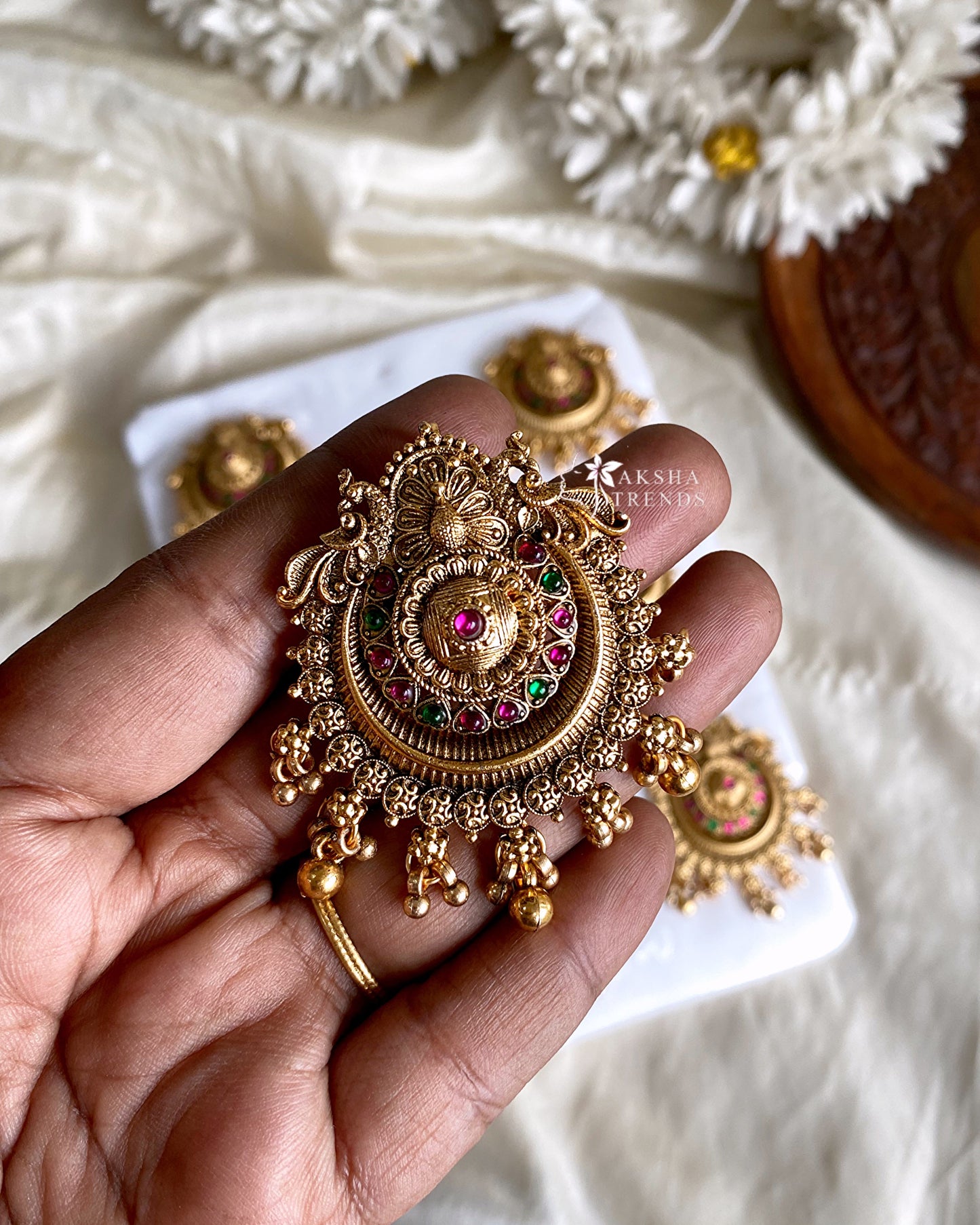 Antique Jadai billa (9pc) Aksha Trends