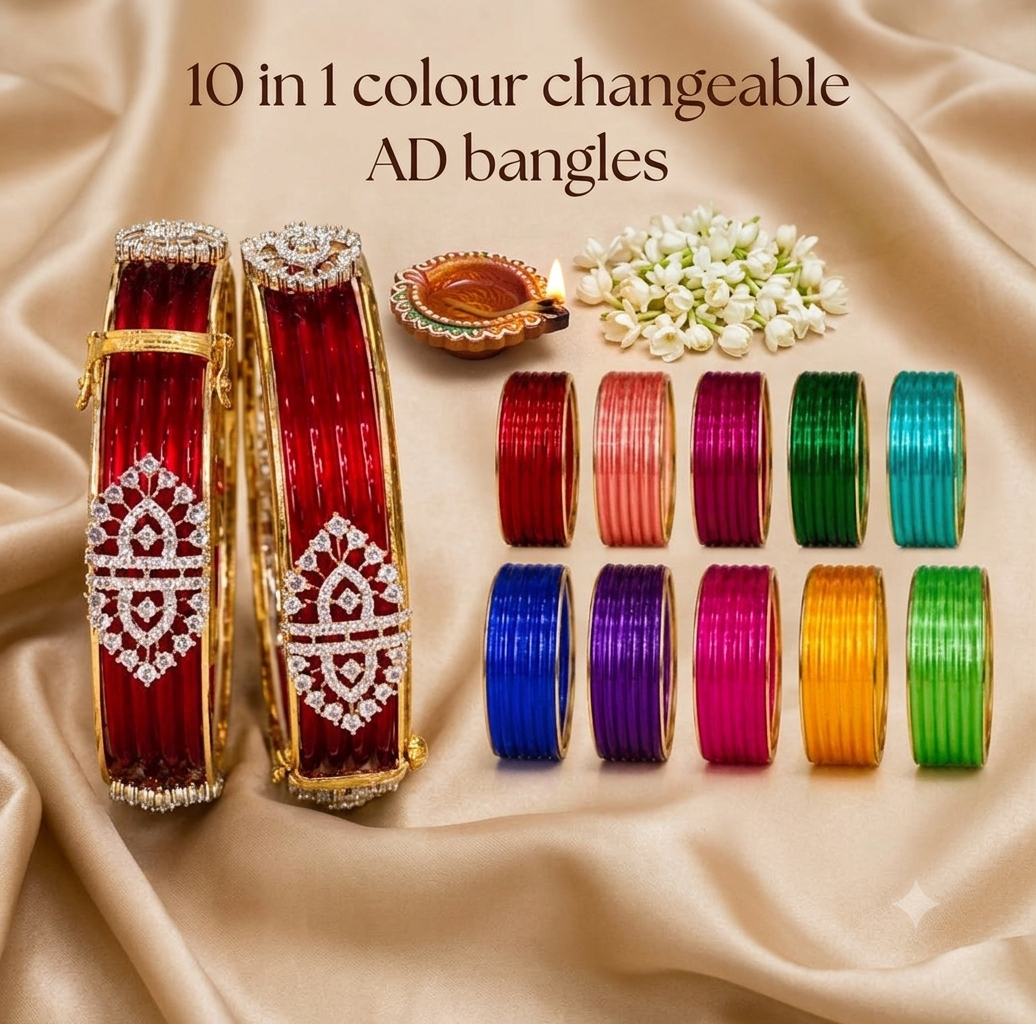 10 in 1 colour changeable bangles Aksha Trends