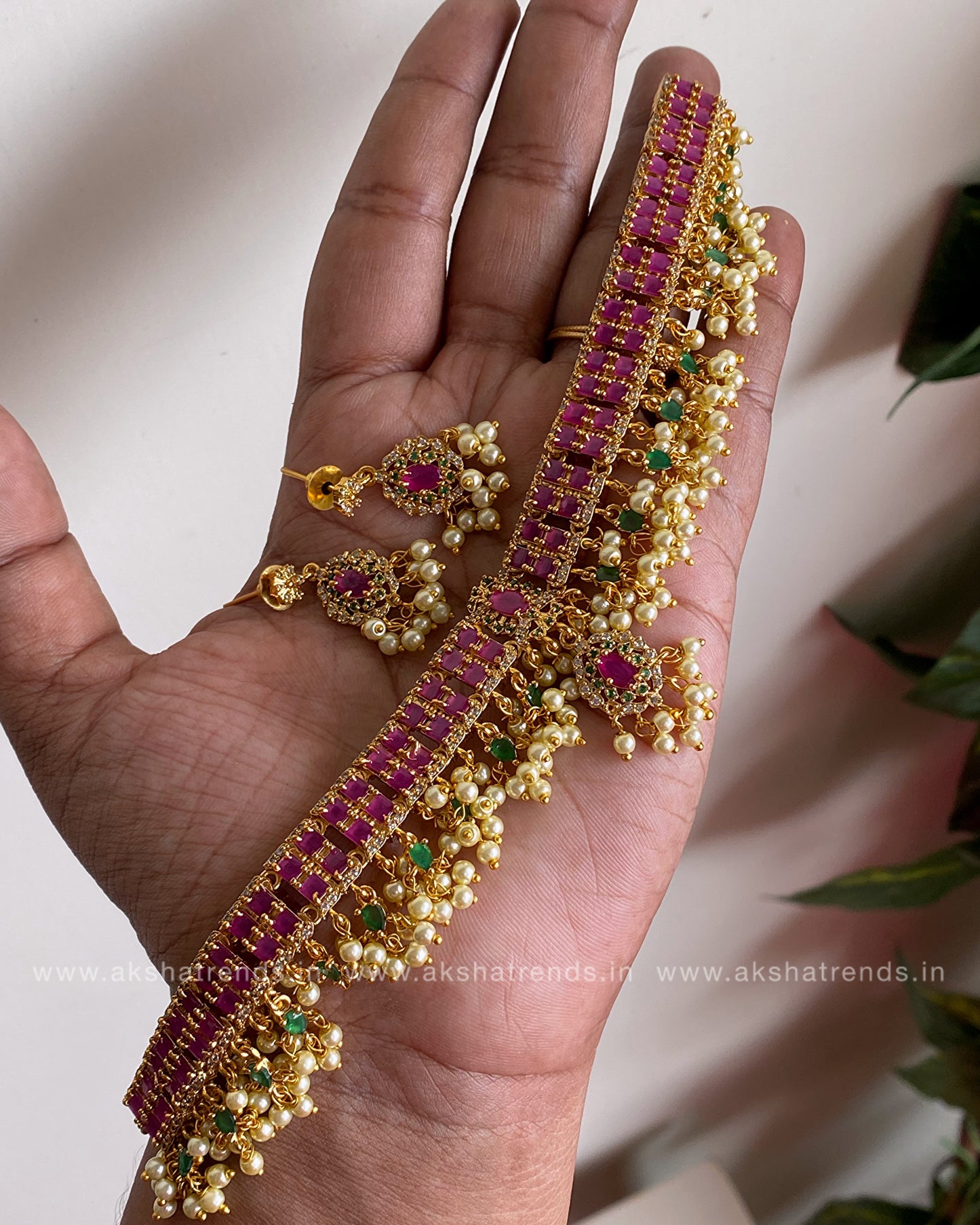 Aditi choker Aksha Trends