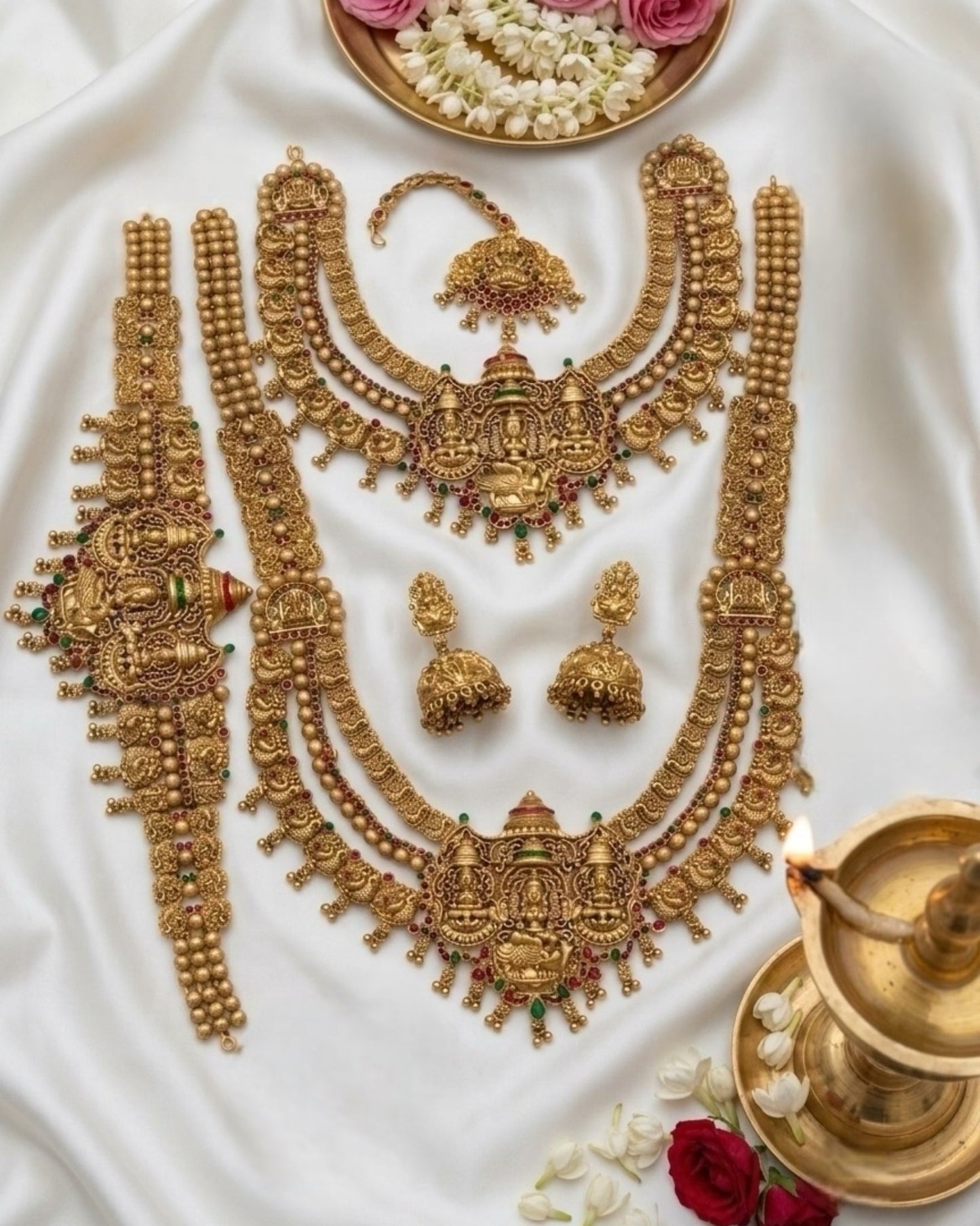 Antique Temple bridal set Aksha Trends