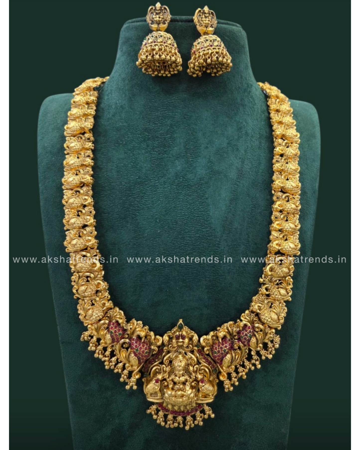 Antique Floral semi bridal -Gold Aksha Trends