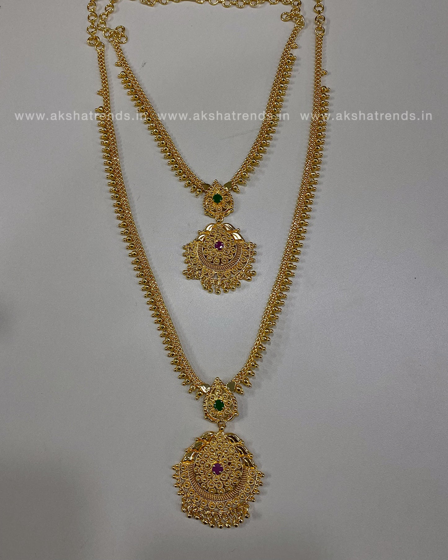 1gm gold covering bridal combo Aksha Trends