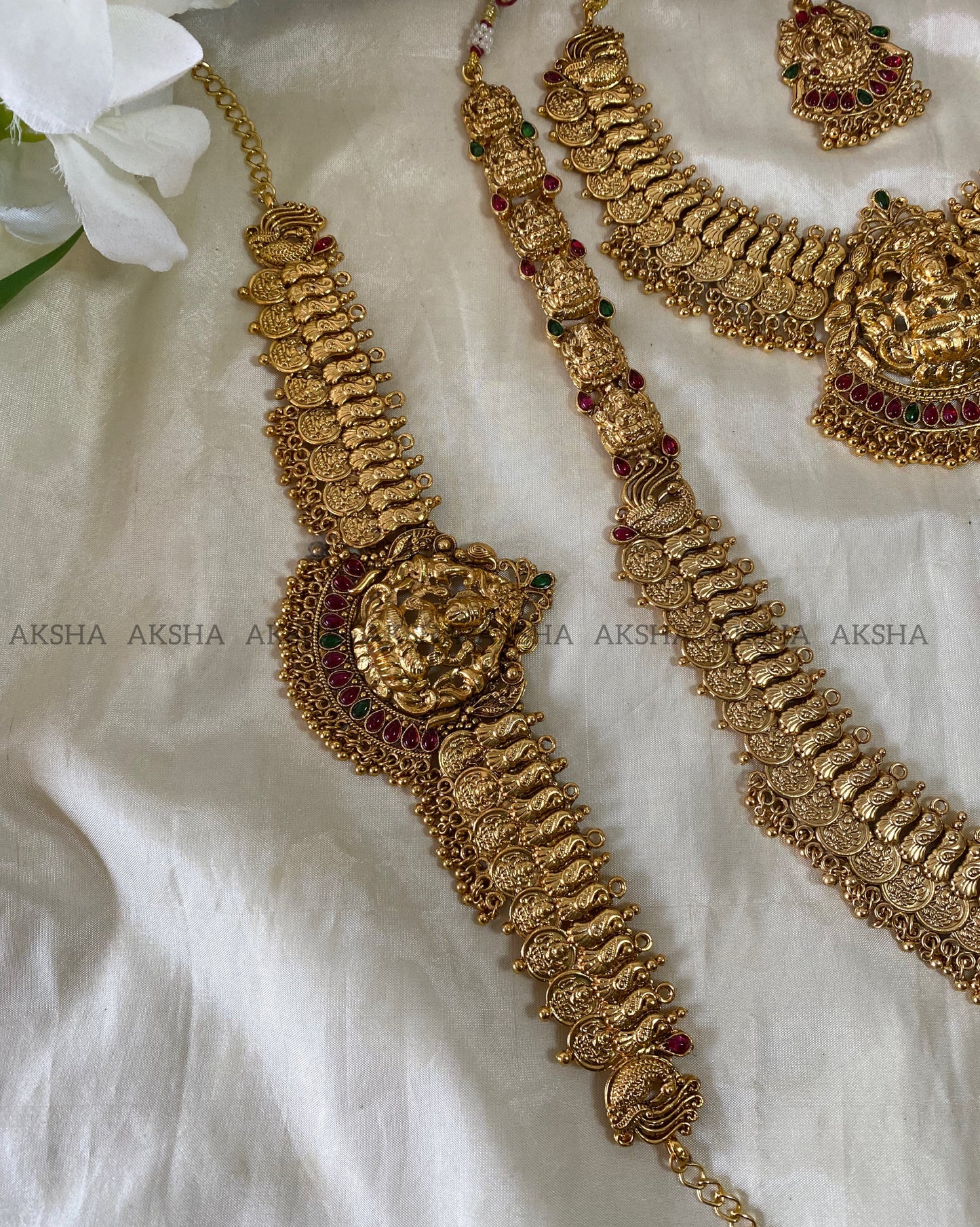 Premium Temple design bridals full set Aksha Trends