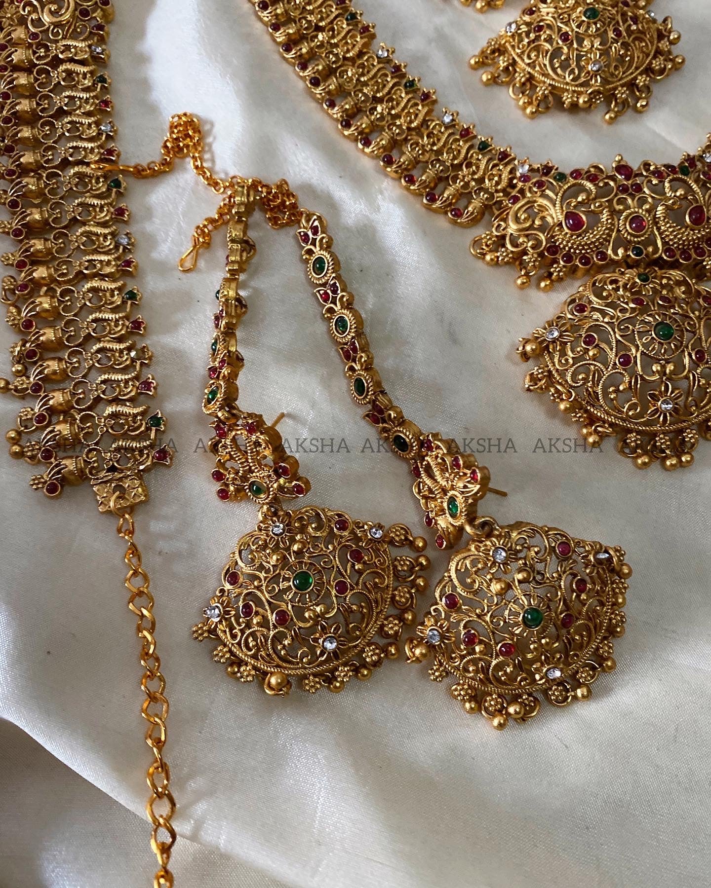 3 layer floral bridals full set Aksha Trends