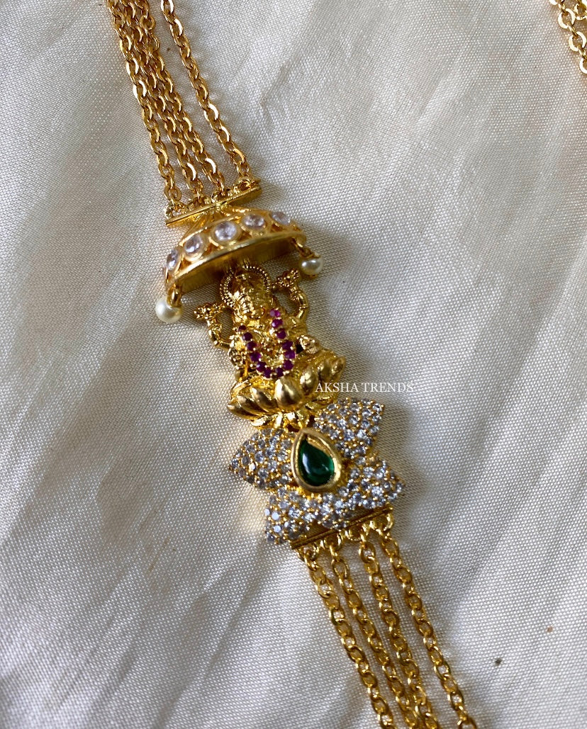 Lakshmi AD Mogappu layered chain Aksha Trends