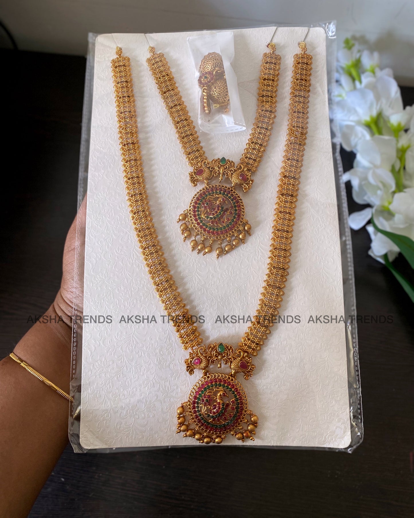 Antique peacock combo Aksha Trends