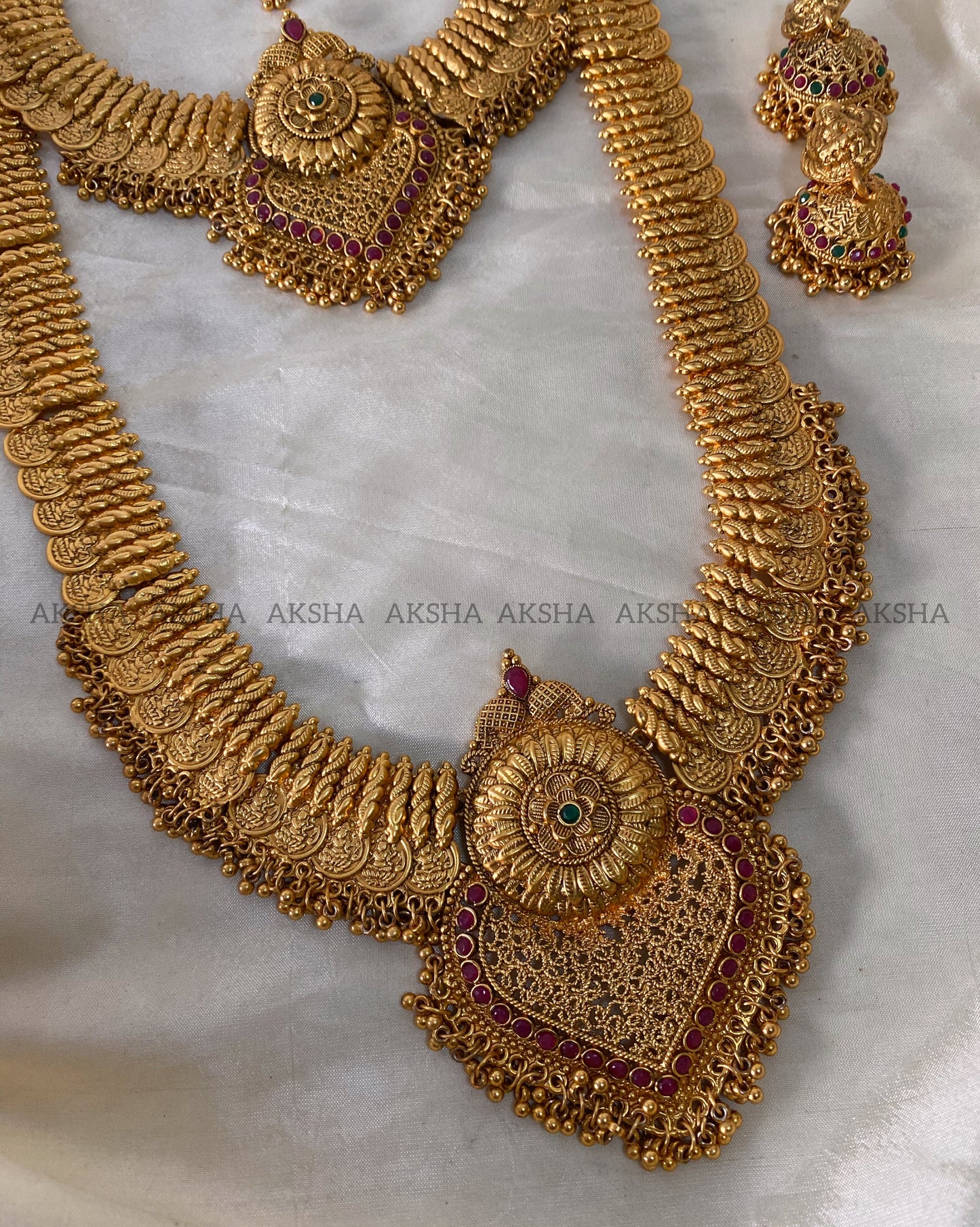 Lakshmi coin semi bridals Aksha Trends
