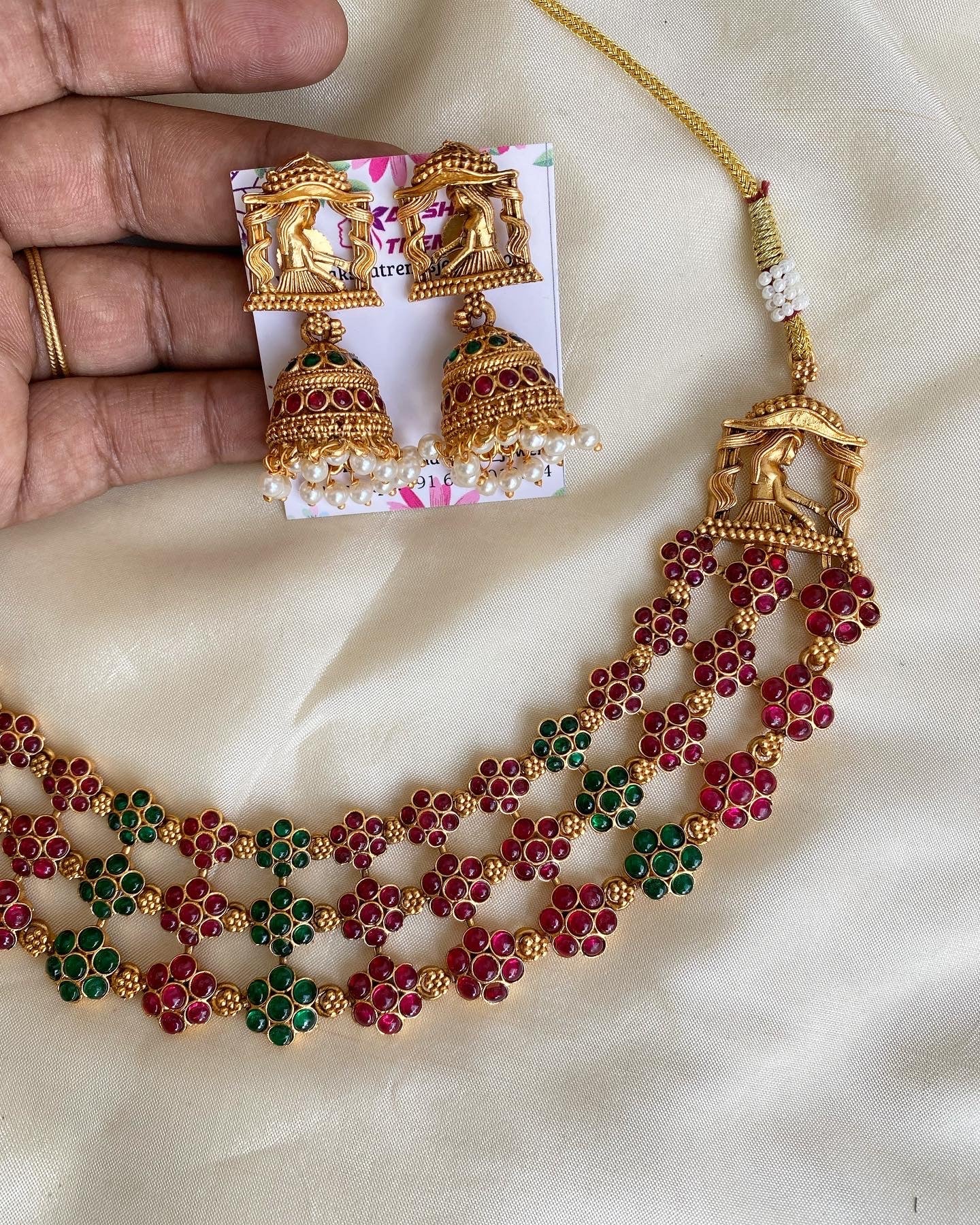 Bridal kemp necklace Aksha Trends