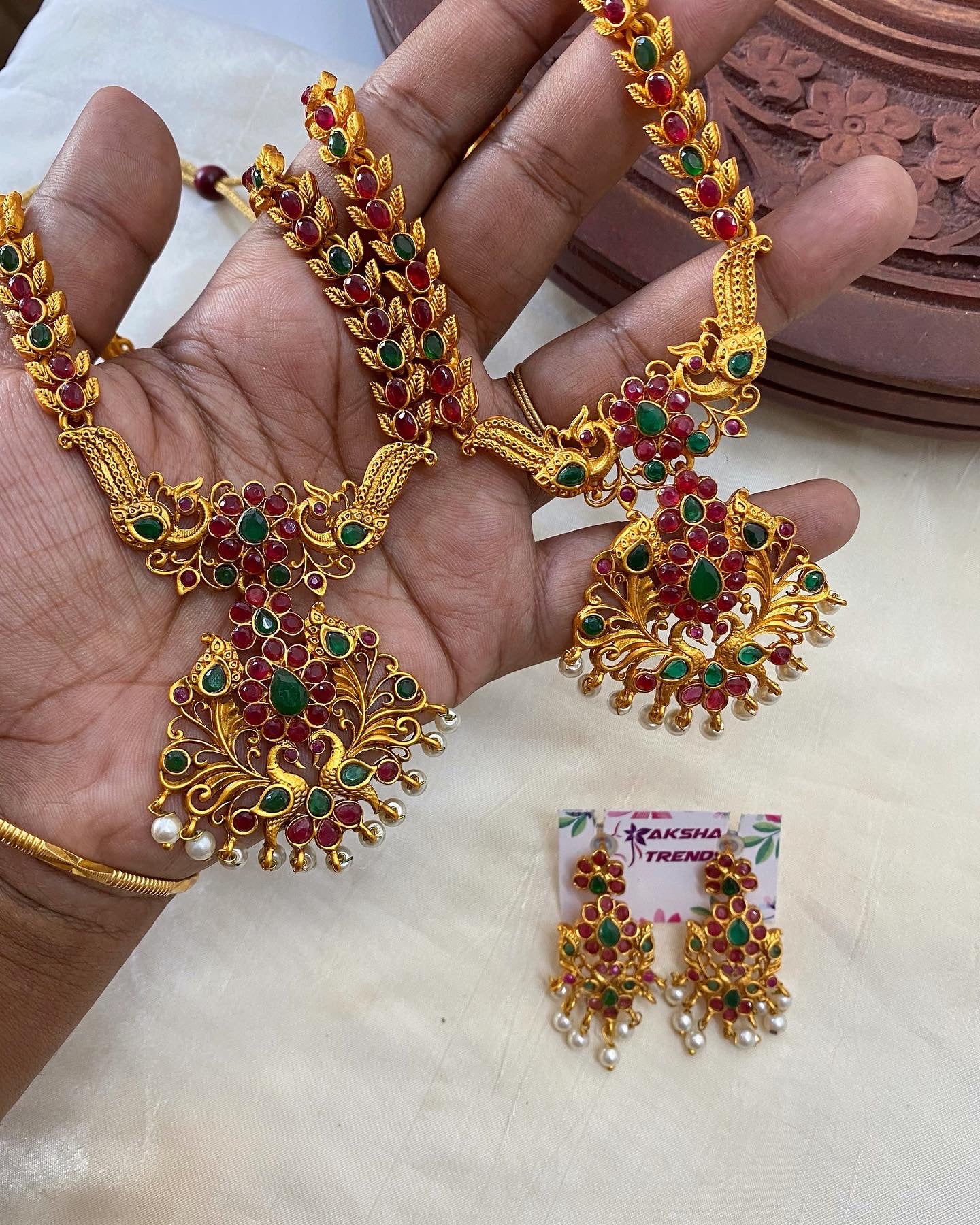 Floral stone combos Aksha Trends