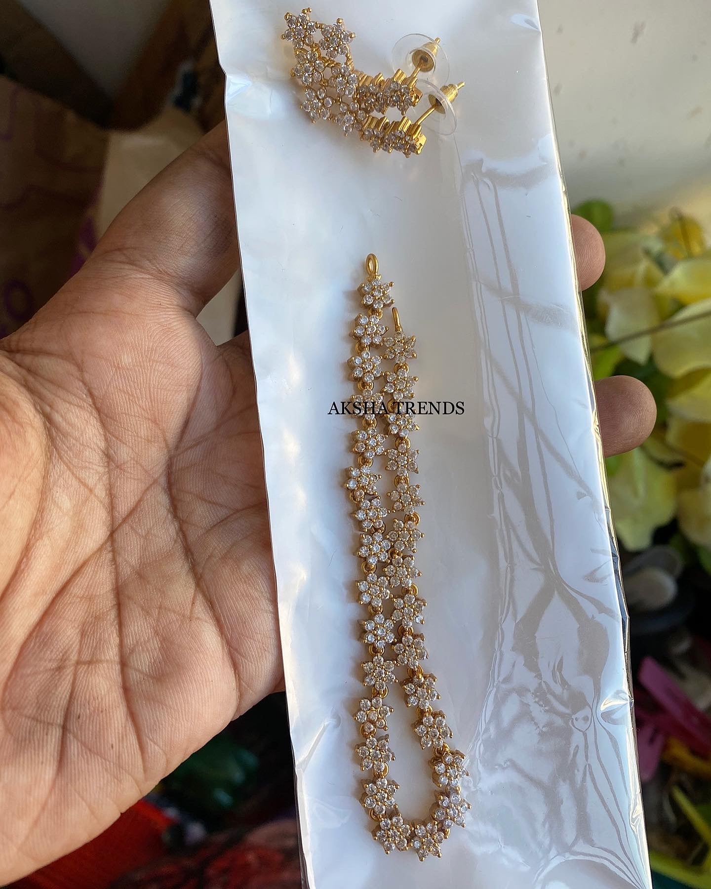 Nakshatra diamond necklace Aksha Trends