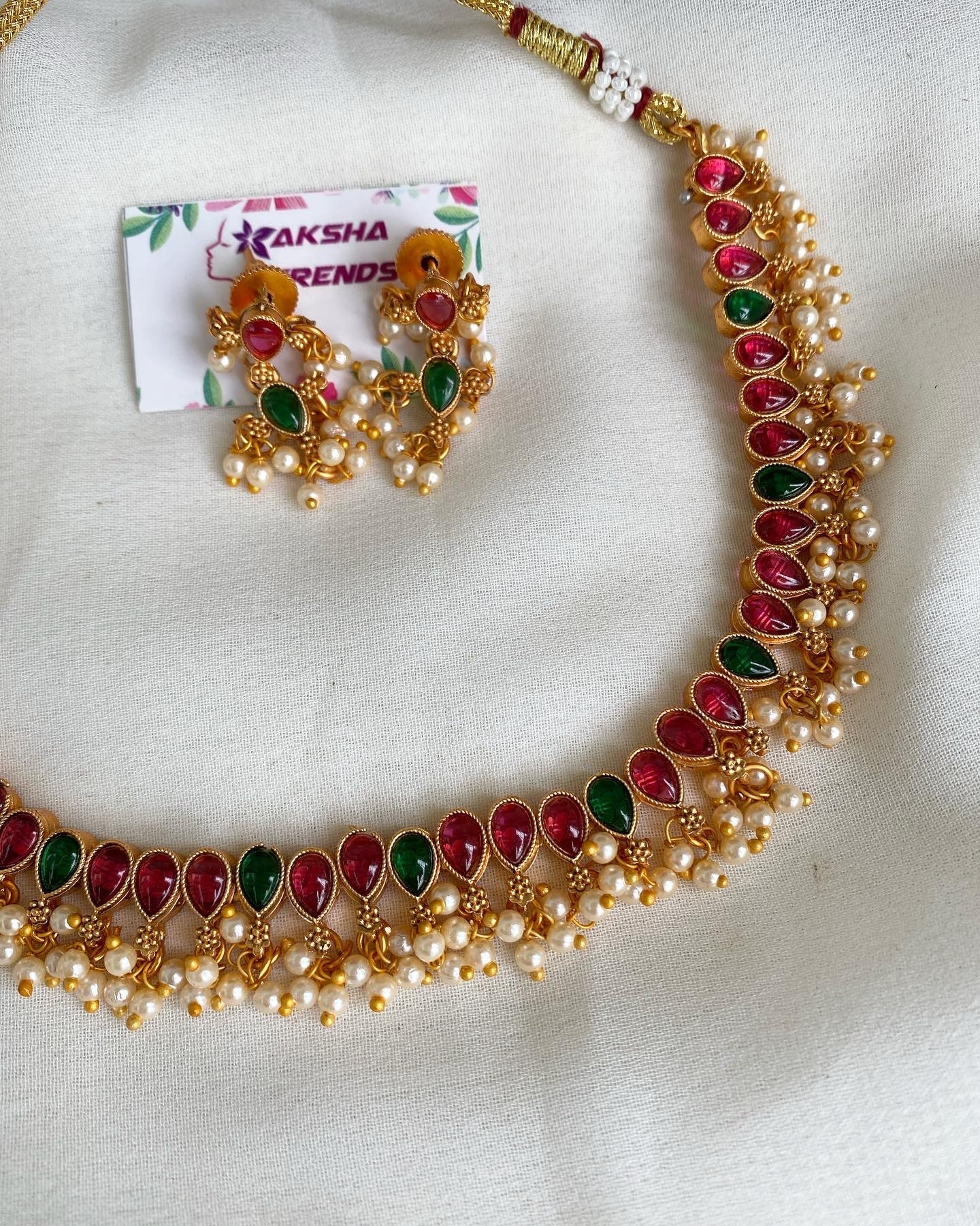 Kemp guttapusulu necklace Aksha Trends