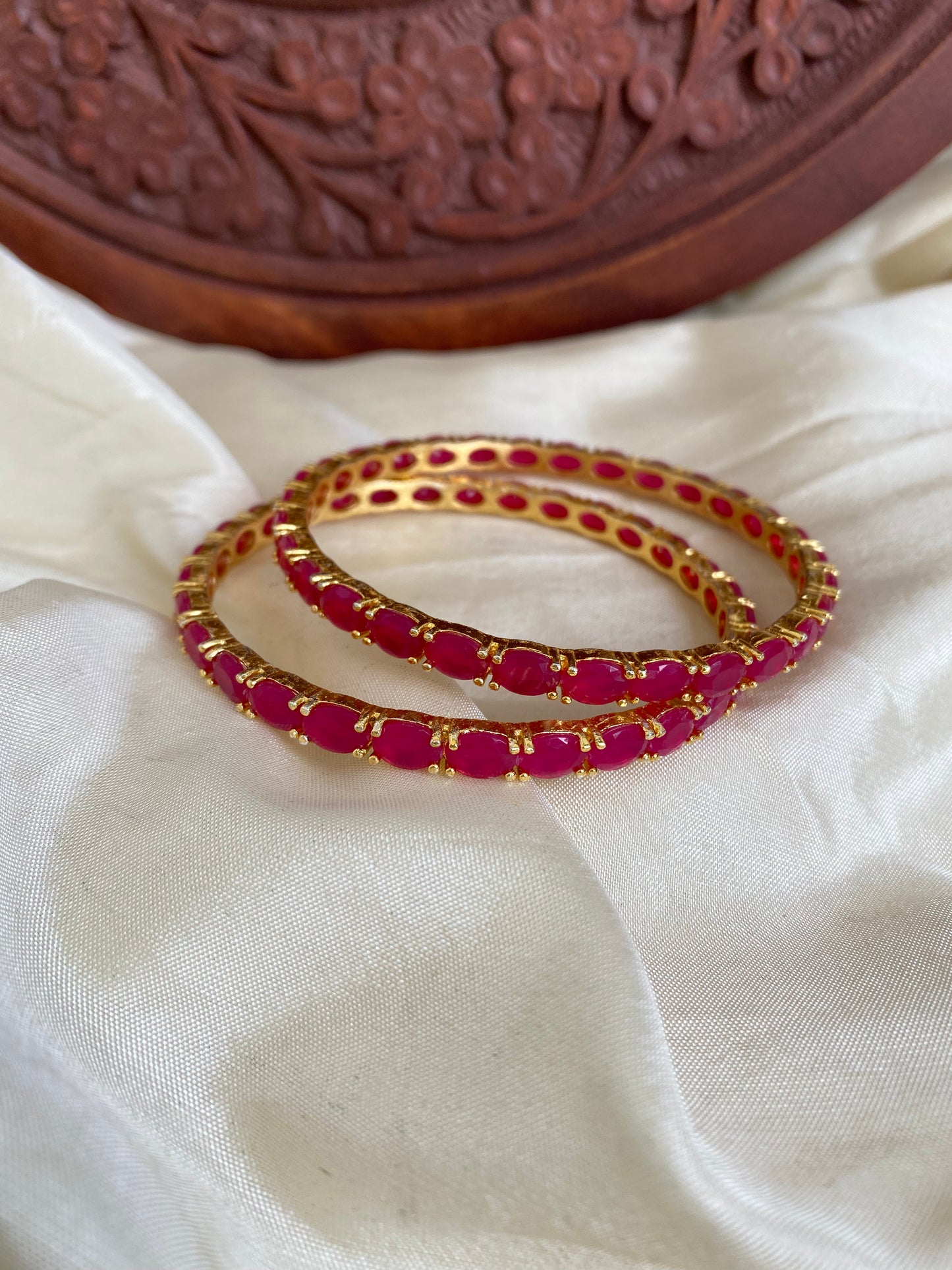Kemp goldpolish bangles Aksha Trends