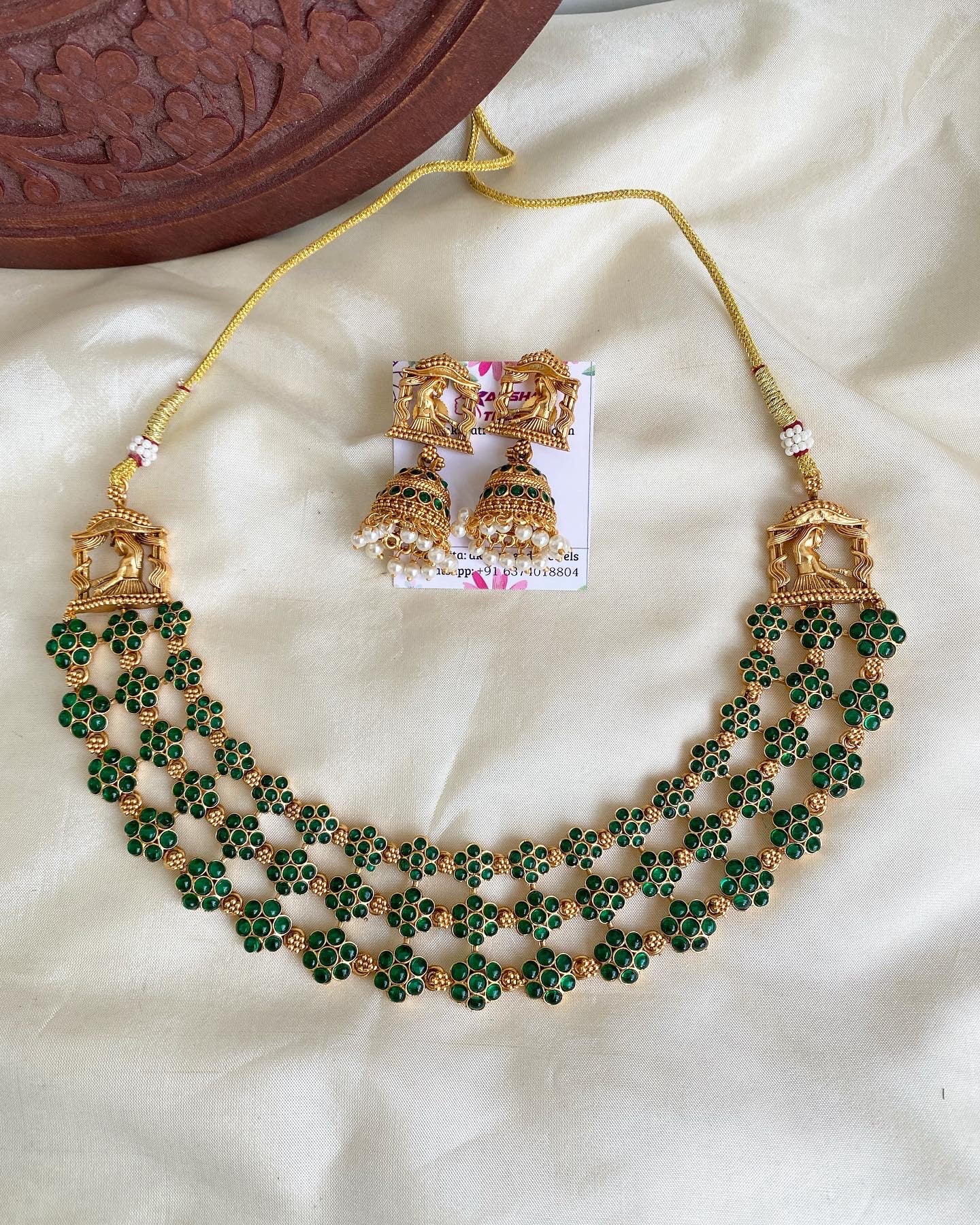 Bridal kemp necklace Aksha Trends