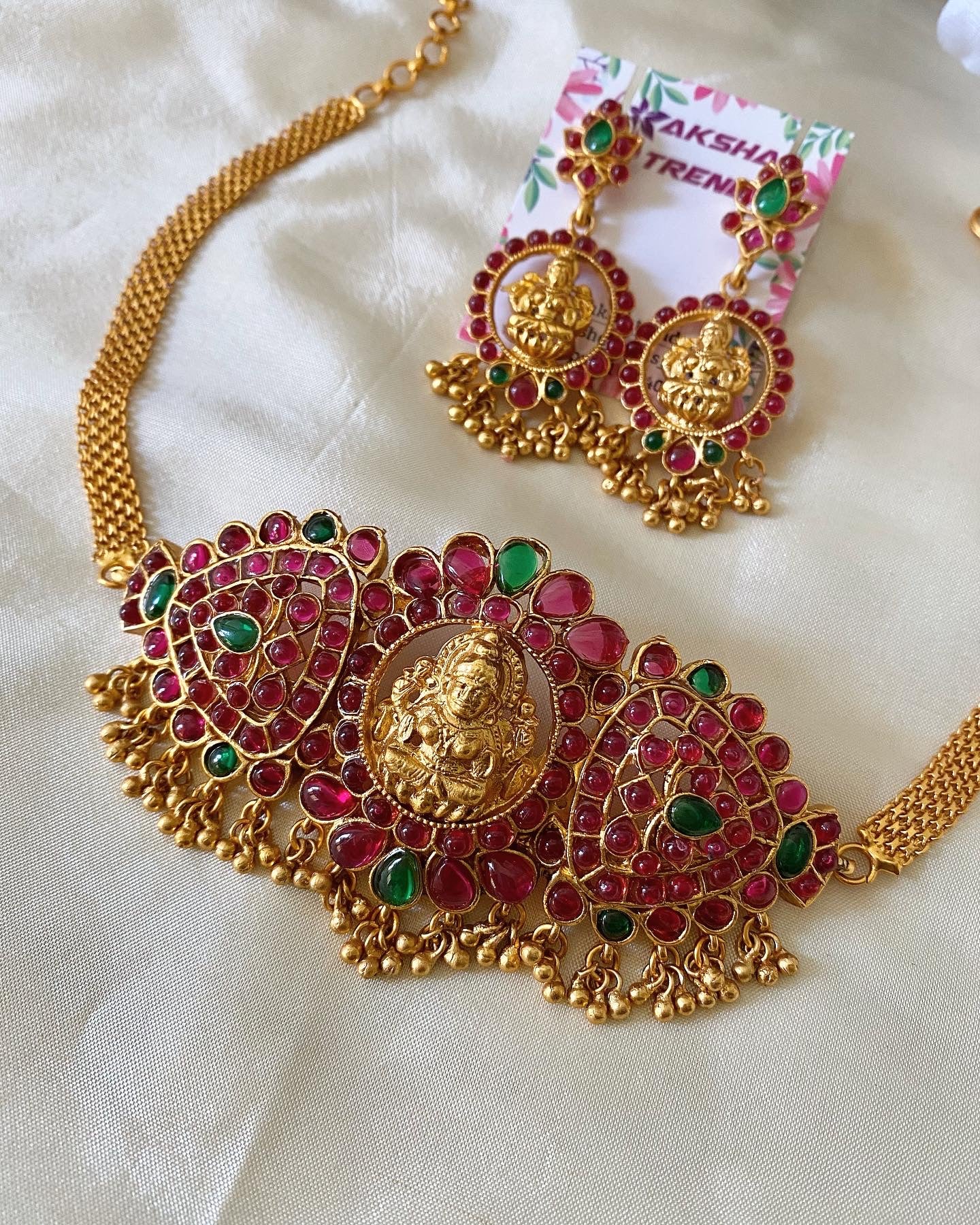 Lakshmi kemp choker big size Aksha Trends
