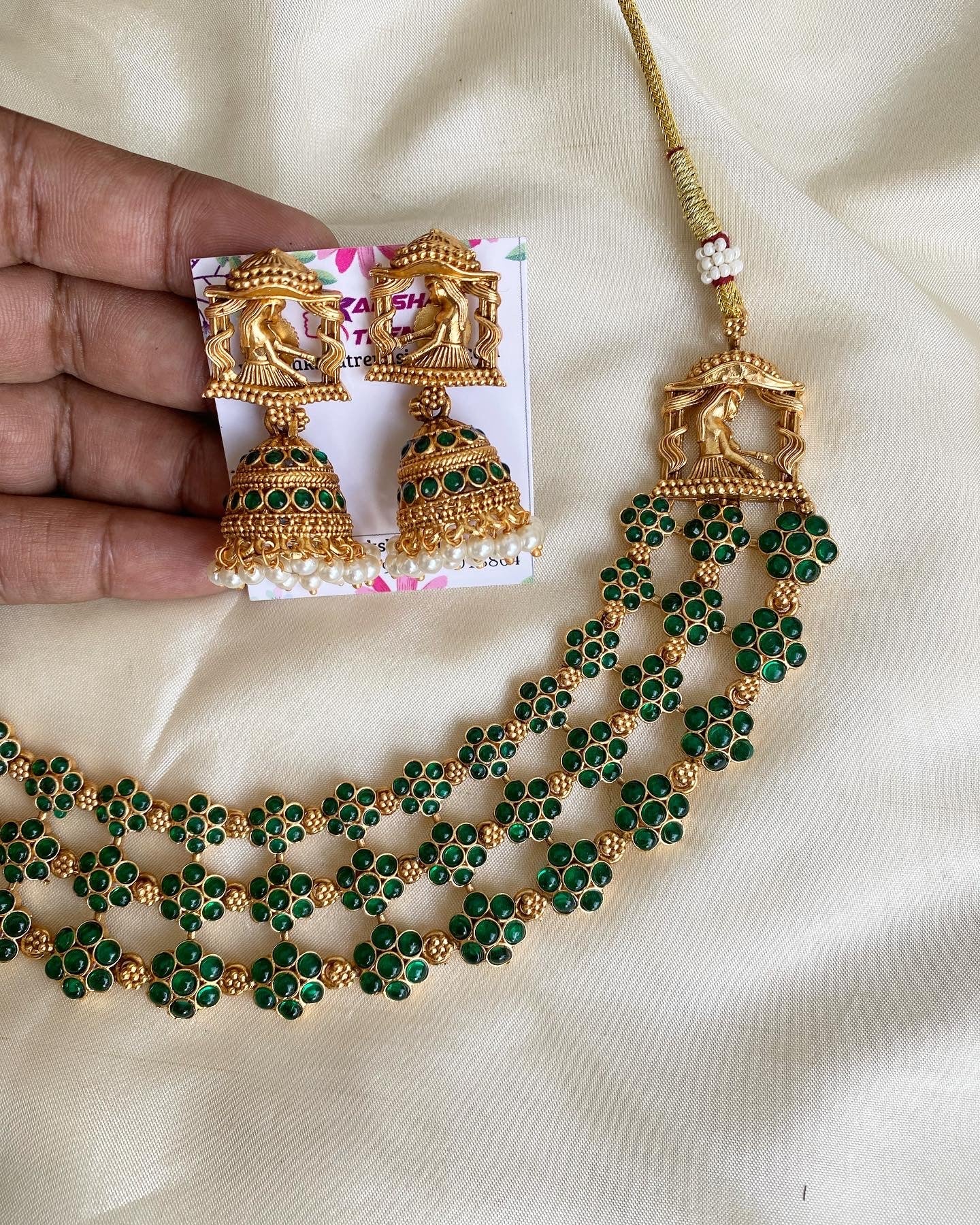 Bridal kemp necklace Aksha Trends