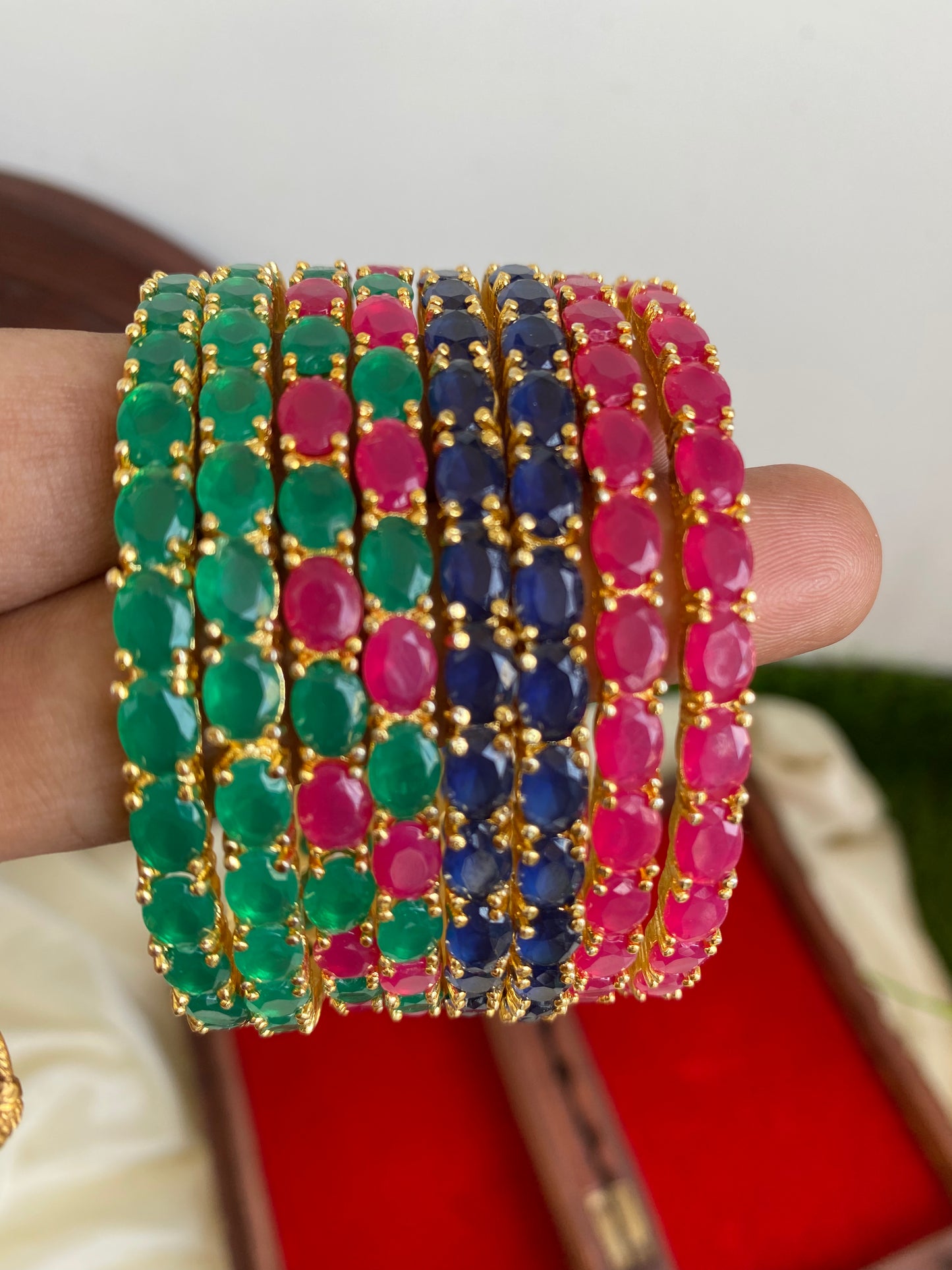 Kemp goldpolish bangles Aksha Trends