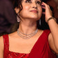 Trisha Partywear 3 layer diamond necklace Aksha Trends