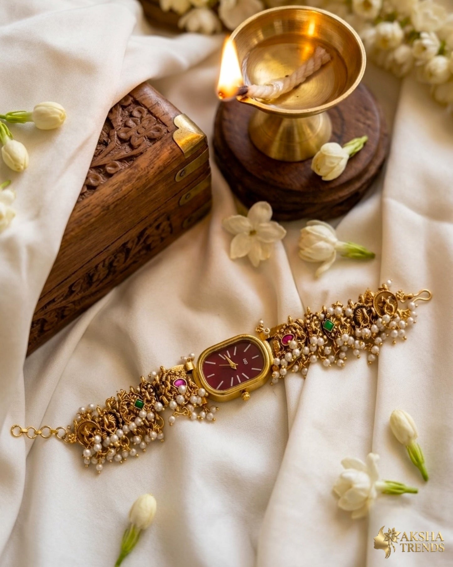 Bridal watch jewellery Aksha Trends