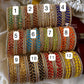 Fancy metal Bangles (12pc) Aksha Trends