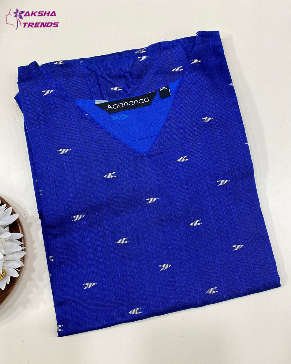 Raw Silk cotton Kurti (2XL) Aksha Trends 