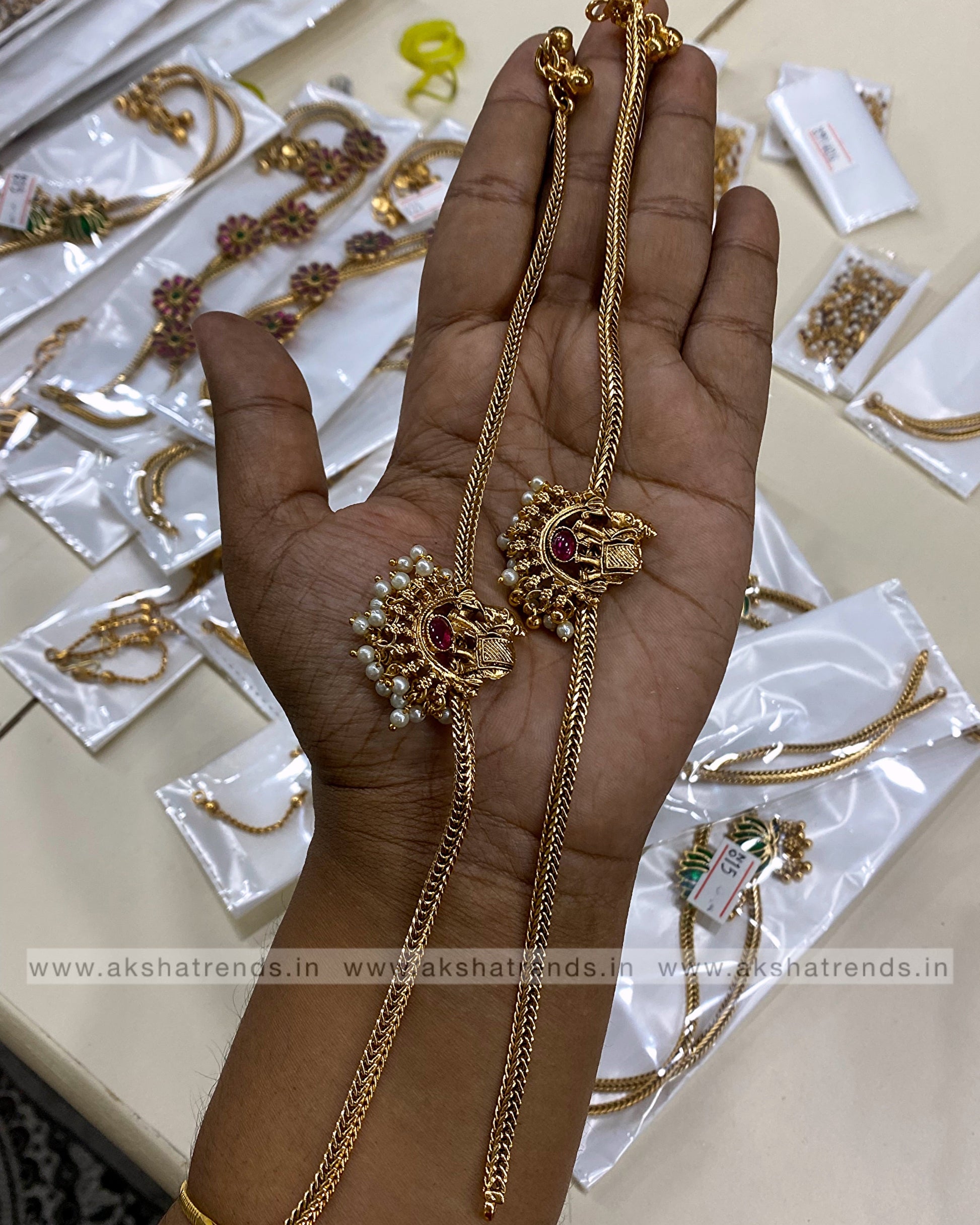 Antique Elephant Anklet / kolusu Aksha Trends