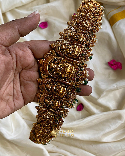 Antique bridal hipbelt -Green Aksha Trends