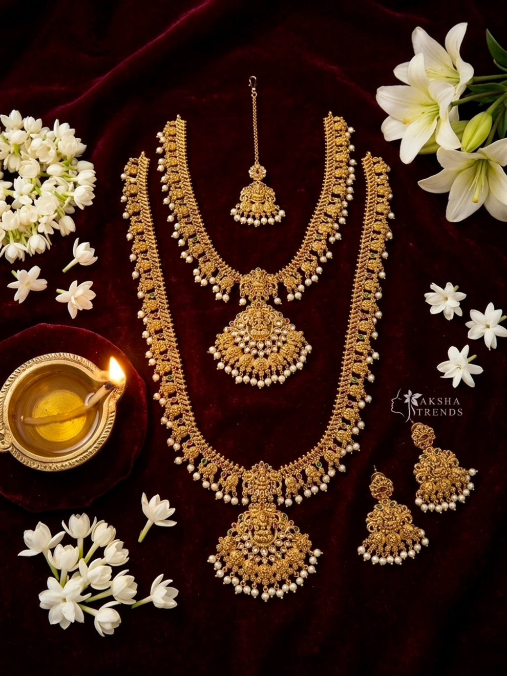 Premium lakshmi bridal combo Aksha Trends 