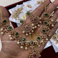 Premium floral diamond necklace Aksha Trends