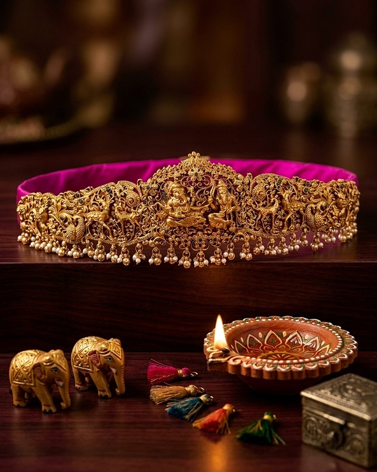 Antique bridal hipbelt -Ganesha Aksha Trends