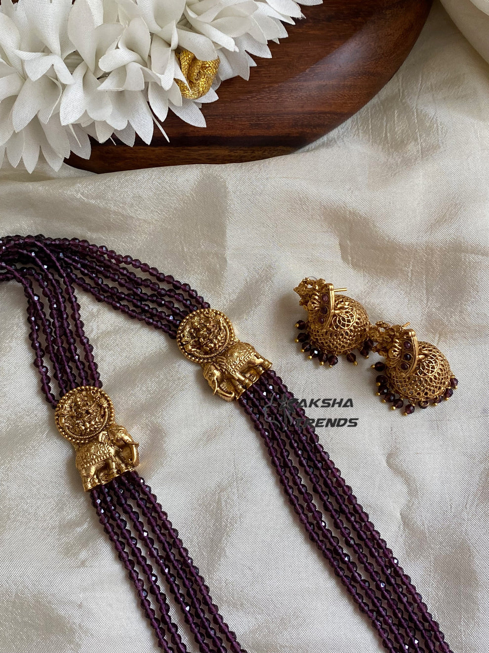 Elephant Beads haram -Pink Aksha Trends 