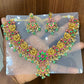 Peacock kemp bridal necklace Aksha Trends