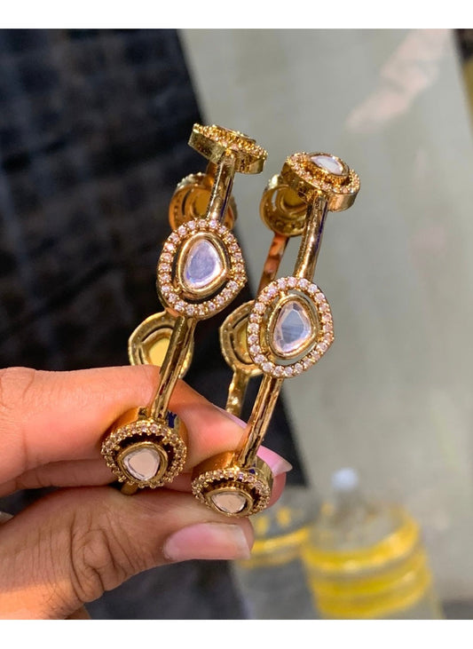 Victoria stone Bangles (2pc) Aksha Trends