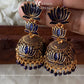 Antique Lotus Jhumka -2step Aksha Trends