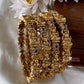 Antique lakshmi stone bangles (4pc) Aksha Trends