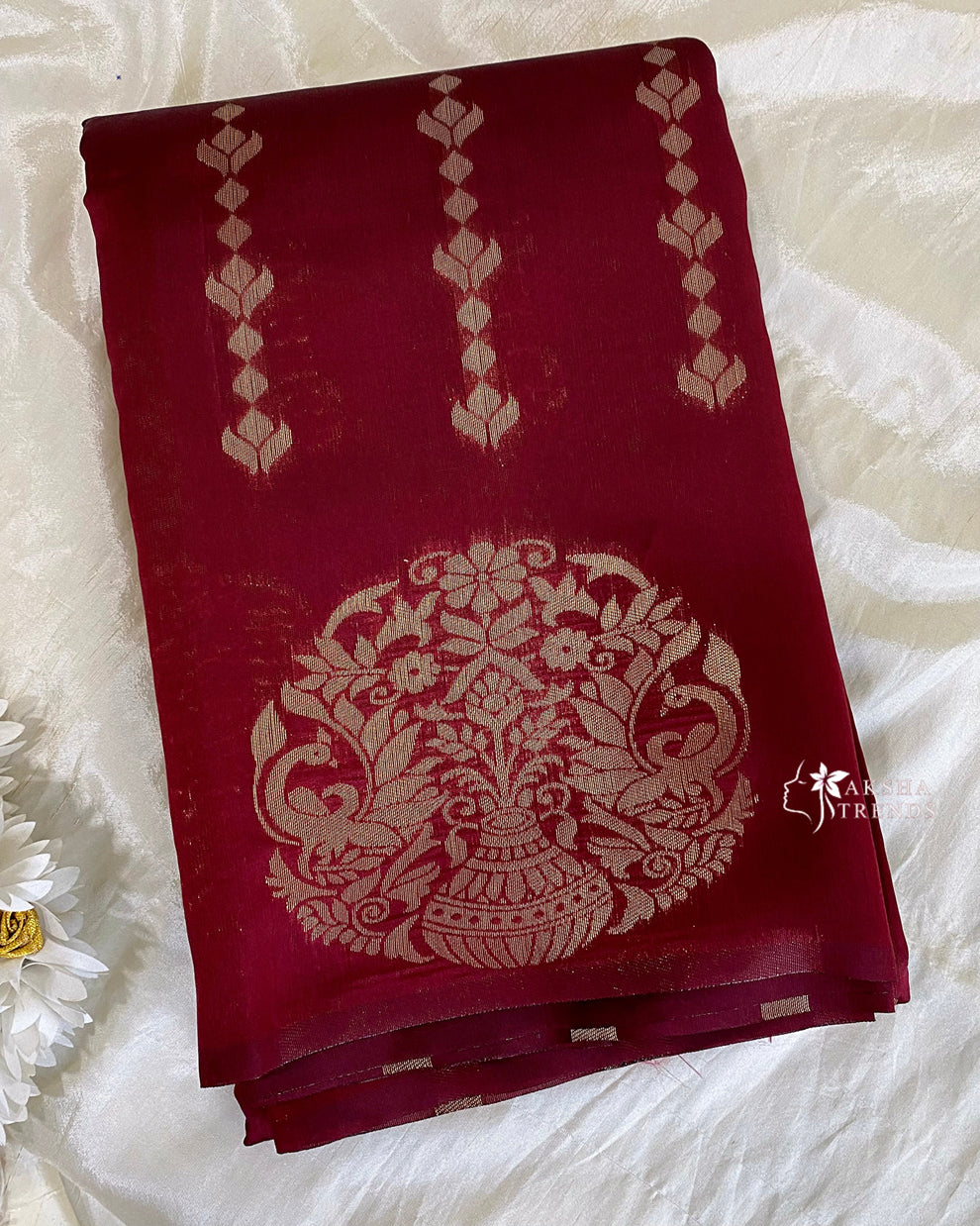 Softsilk Saree Aksha Trends 