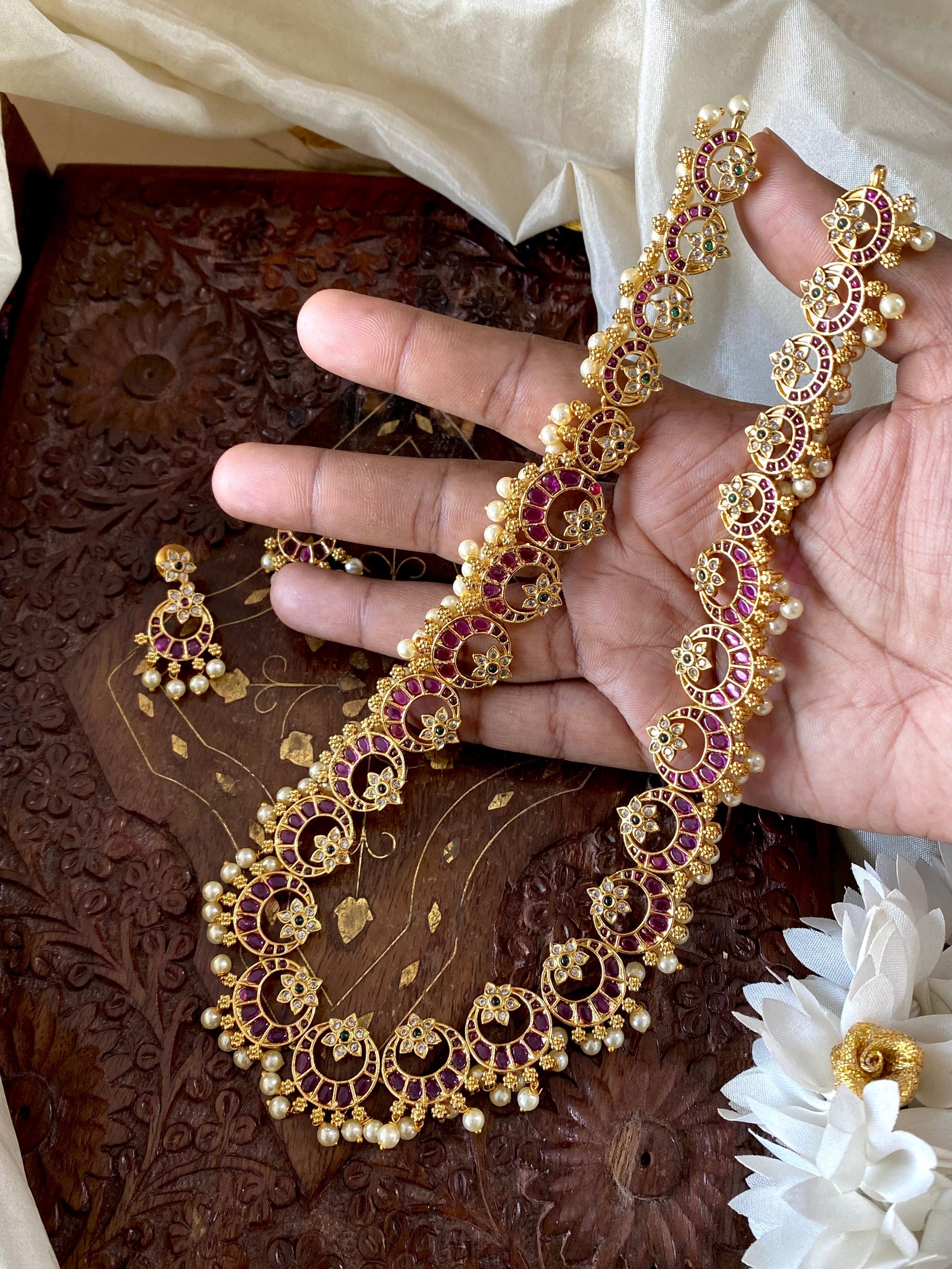 Bridal lakshmi kasumalai haram Aksha Trends