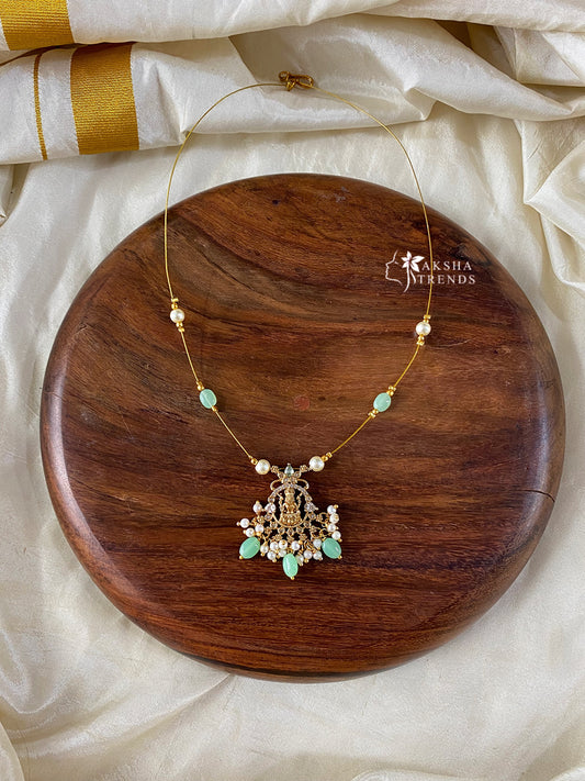 Invisible Necklace -lakshmi blue