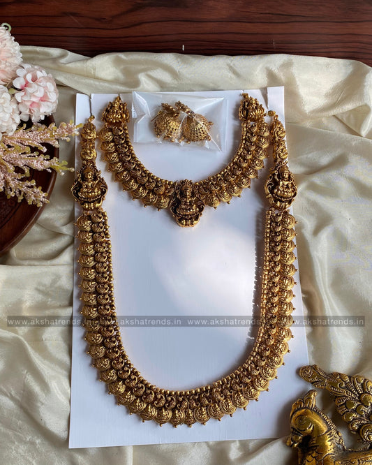 Golden Lakshmi bridal combo Aksha Trends