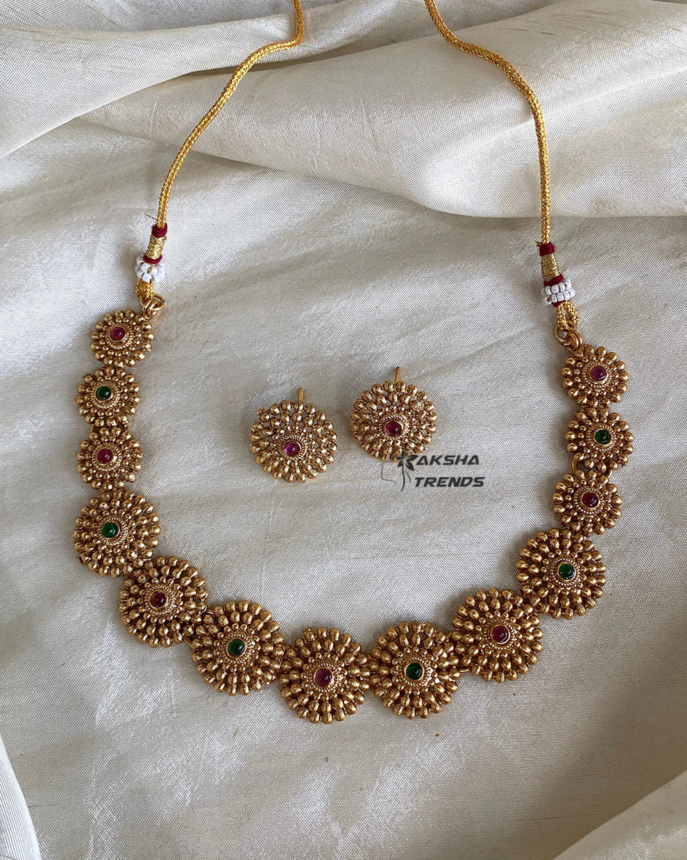 Antique floral choker Aksha Trends 