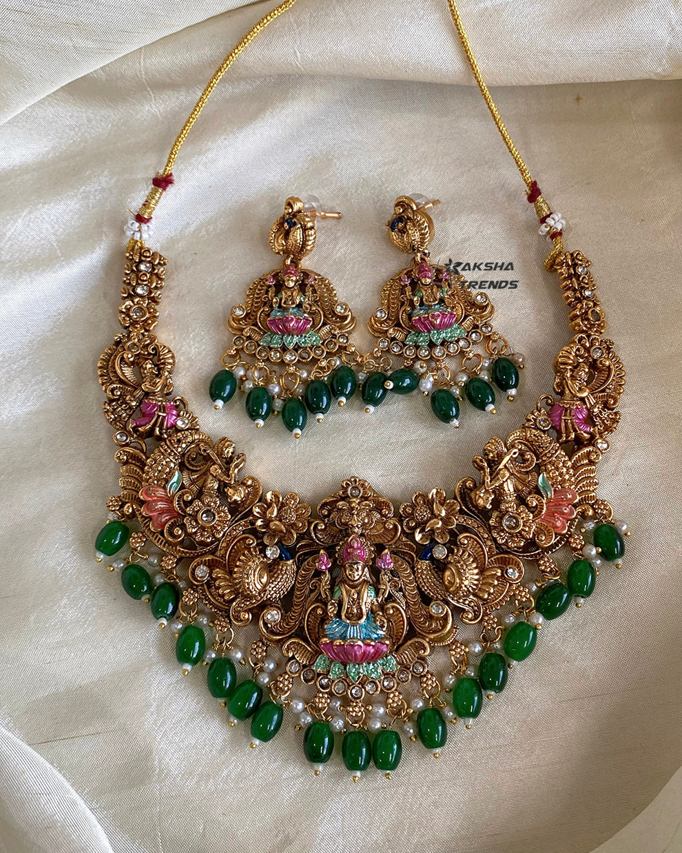 lakshmi bridal necklace Aksha Trends 