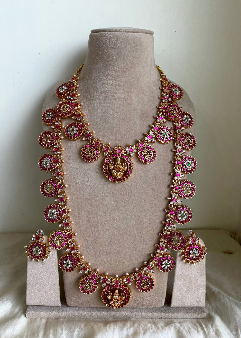 Antique floral kemp bridal combo Aksha Trends 