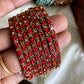 Floral metal Bangles -(8pc/one colour) Aksha Trends