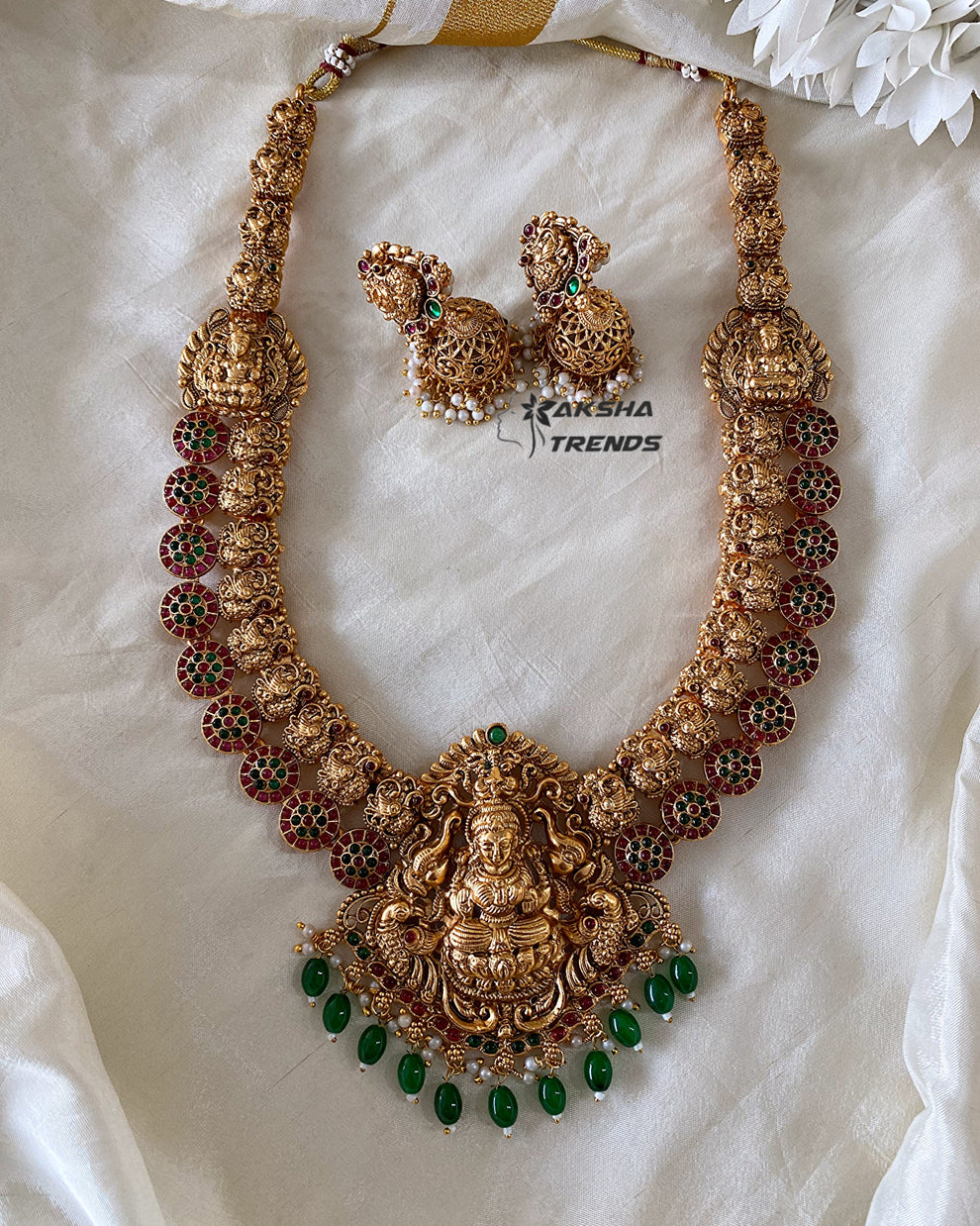 Lakshmi bridal haram Aksha Trends 