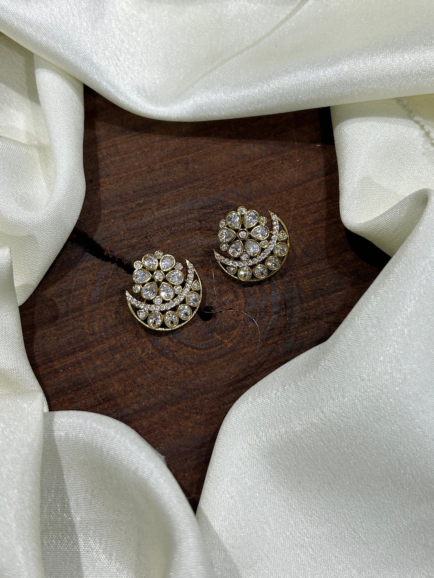 Premium Diamond Stud Earrings Aksha Trends