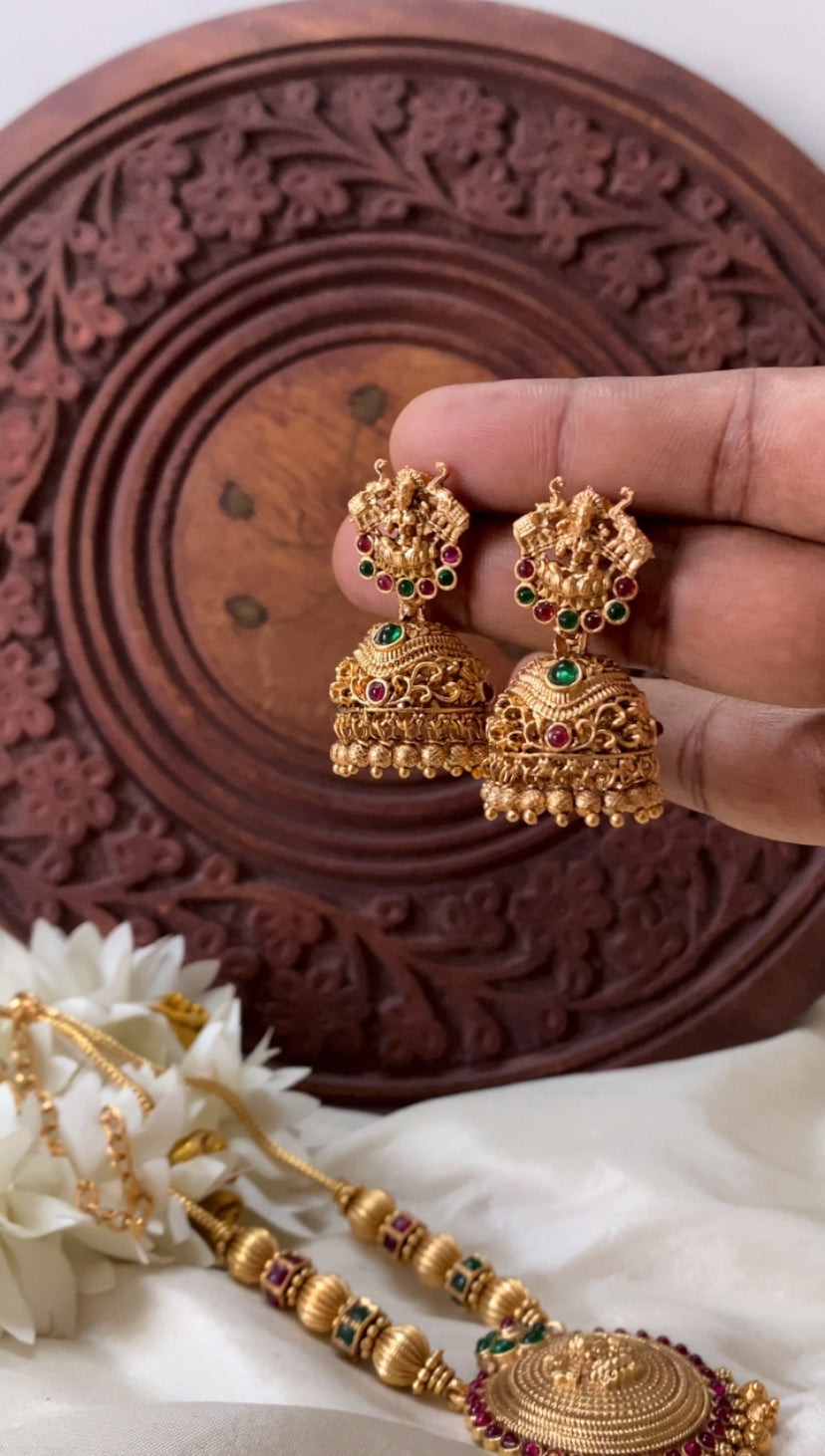 Lakshmi Antique pendant set Aksha Trends