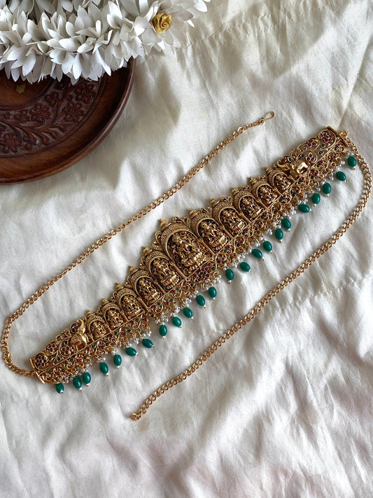 Nagas bridal Hipchain -Green Aksha Trends