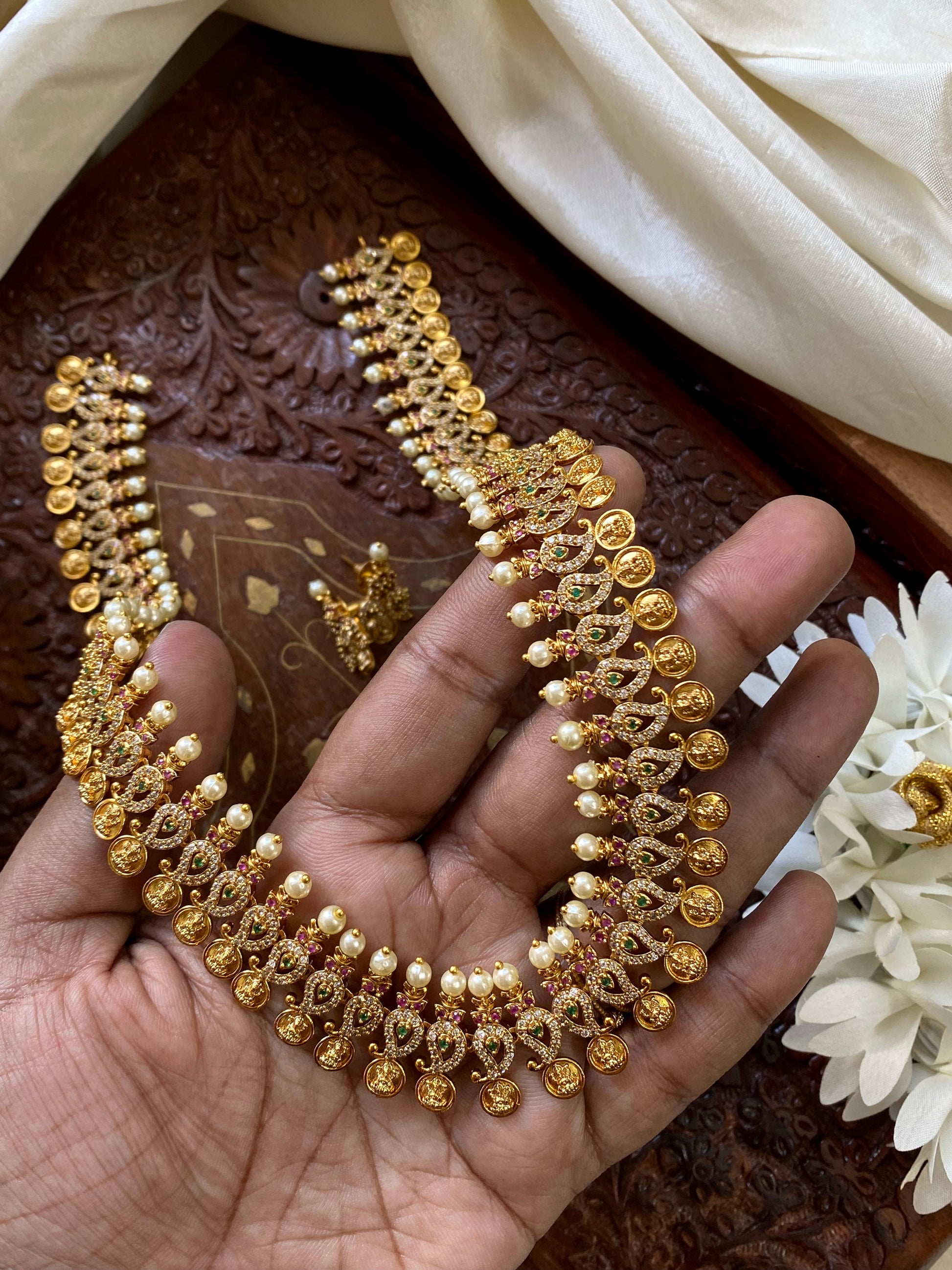 Lakshmi kasumalai diamond haram Aksha Trends