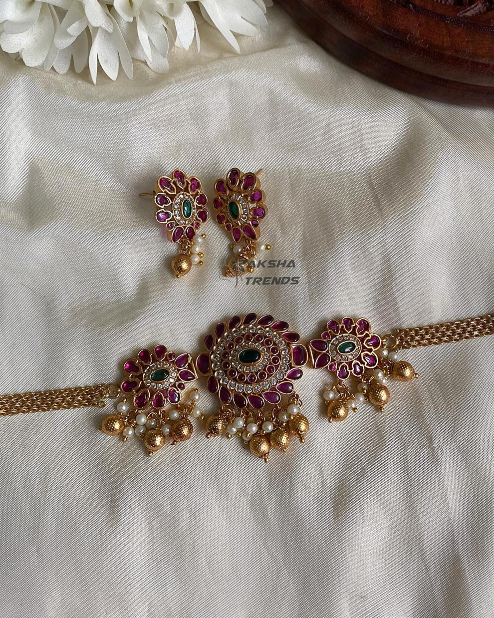 Real kemp necklace Aksha Trends 
