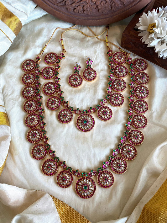 Antique kemp bridal combo (non-idol) Aksha Trends