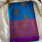 Kanchi Pattu Saree -Blue Aksha Trends